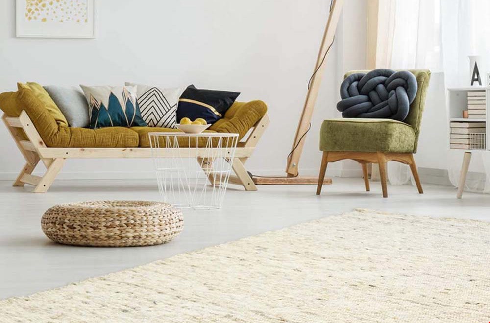 Een wollen vloerkleed geeft je kamer een natuurlijke uitstraling Een wollen vloerkleed geeft je kamer een natuurlijke uitstraling